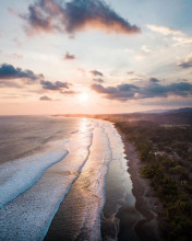 Parrata at sunset