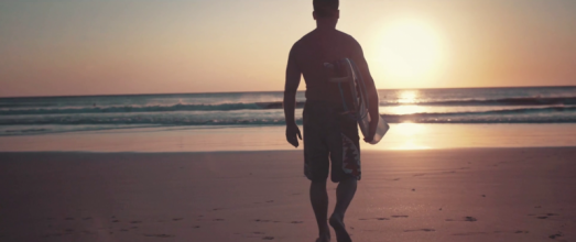 One last surf