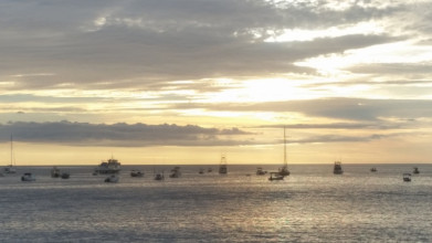 Coco beach bay sunset
