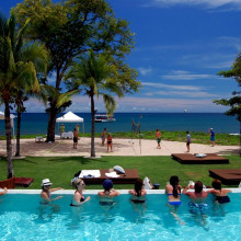 Having fun at Pacifico Beach Club